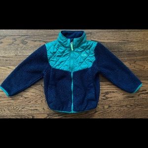Champion C9 Fleece Jacket 4T, Blue/Green